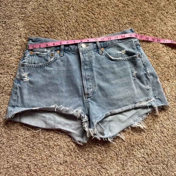 AGOLDE PARKER VINTAGE CUT OFF SHORT IN SWAPMEET size 29 - Picture 12 of 12